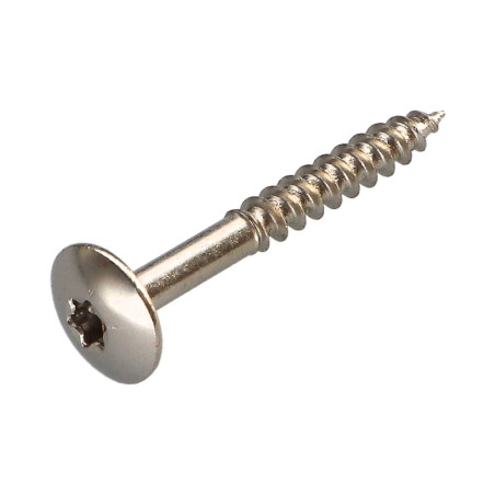 1 x Screw Truss 4X30 Thread Length: 20 T20 Nickel Plated
