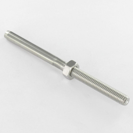 1 x Inside Right Thread Pitch Right Stainless Steel A4 Wire Rope 3 Total Lengh 100