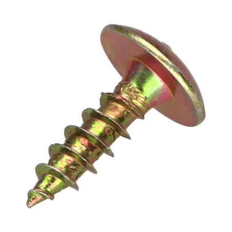 1 x Screw Truss 6X20 Full Thread T30 Yellow Zinc