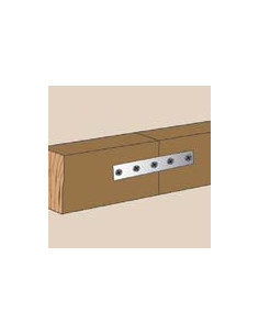 Mounting plate Of CONNECTION NARROW Zinc Plated 18X150 2