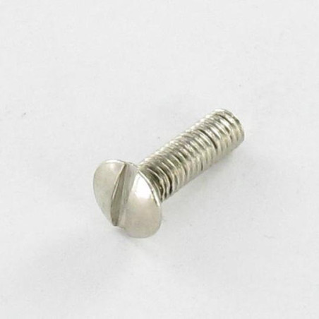 1 x Machine Screw Nickel Plated Brass Pan Countersunk Head Slotted M3X10 micro screw
