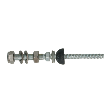 1 x Screw for solar panel M10X80 Total Lengh 130 Stainless Steel A2