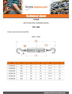 Eye And Eye Turnbuckle 12X125 Eye 15.5 Zinc Plated 2