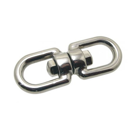 1 x Swivel With Rings Stainless Steel A4 Diameter 13