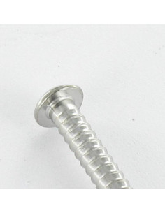 Kg of nails Stainless Steel A4 Round Head RINGED 2.5X50 2