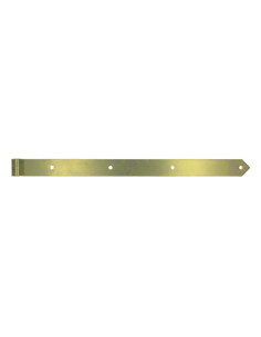 Pointed strap hinge for swing shutters 16X1200 Yellow Zinc