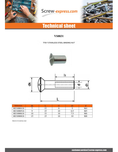 1 x Screw WINDOW Pan Countersunk Head Slotted...