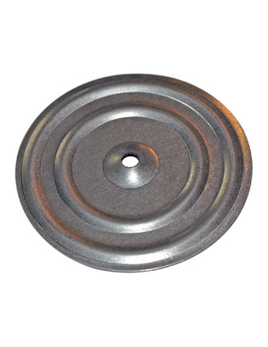 1 x PLATE SIGN INSULATING 8X70 Zinc Plated