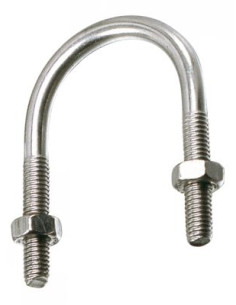 U-Bolt Stainless Steel A2 Round bottom to For tube 140...