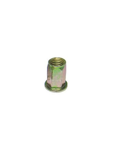 1 x Rivet nut Hexagonal Flat Head 9X15.5 M6...