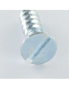 Wood Screw Countersunk Head Slotted 4.5X40 Zinc Plated 2