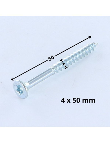 1 x Savis Chipsboard Screw Countersunk Head T20...