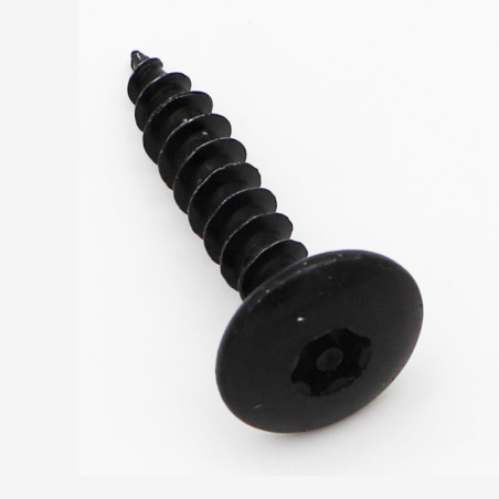 1 x Screw Truss Security 6X30 Thread Length: 30 T30+TET cut Type 17 Drilling Point Black Zinc Plated