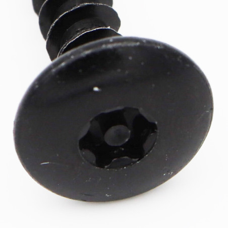 1 x Screw Truss Security 6X30 Thread Length: 30 T30+TET cut Type 17 Drilling Point Black Zinc Plated