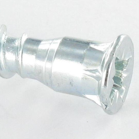 1 x Self Drilling Screw Confirmat Countersunk Head Pozi PZ3 7X50 With Serration Zinc Plated to