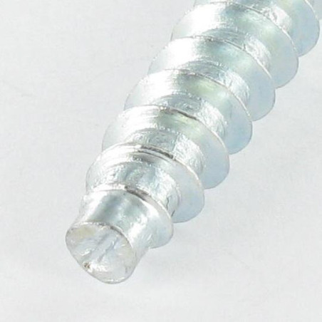 1 x Self Drilling Screw Confirmat Countersunk Head Pozi PZ3 7X50 With Serration Zinc Plated to