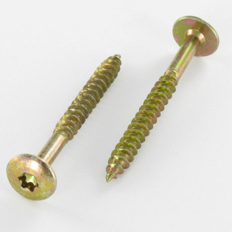 1 x Screw Truss 6X60 Thread Length: 43 T30 Head Diameter: 14 Yellow Zinc