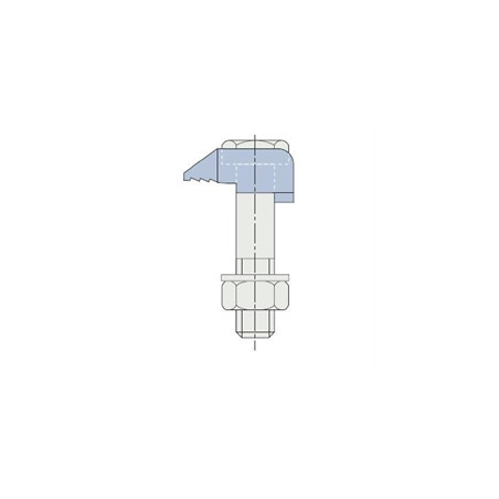 1 x TOAD LINDAPTER Type to SHORT M16 Zinc Plated