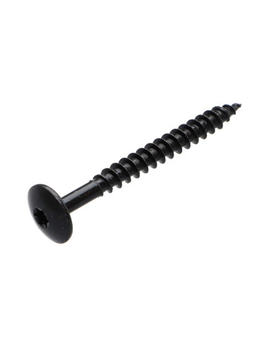 1 x Screw Truss 7X70 Partial Thread T30 Black...