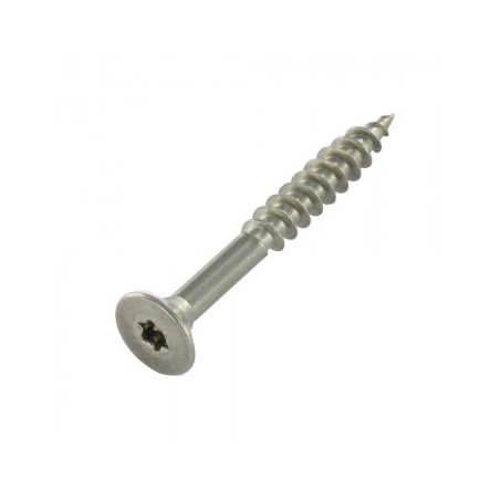 1 x Chipboard Screw Countersunk Head 4X30 Thread Length: 18 T20 Stainless Steel A4