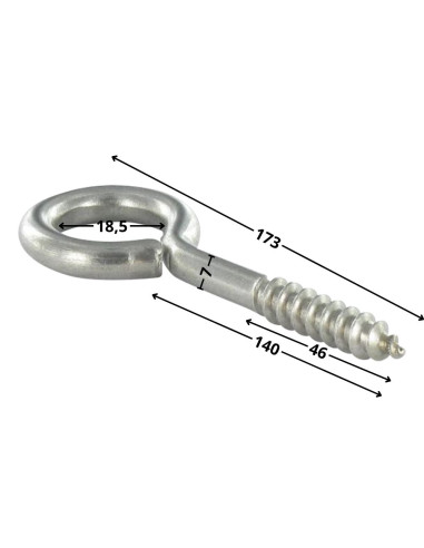 1 x Piton Wood 7X140 Thread Length: 46 Total...