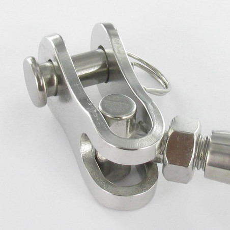 1 x Jointed Jaw And Jaw Turnbuckle Stainless Steel A4 Diameter 10