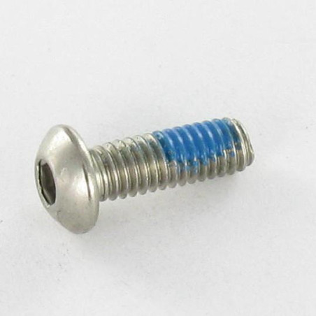 1 x Machine Screw Stainless Steel A2 Hex Socket Pan Head Cap M8X20 Full Thread Hexagon Socket 5 + Patch Nylon