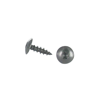 1 x Screw Truss 6X20 Full Thread T30 Stainless Steel A2 Black