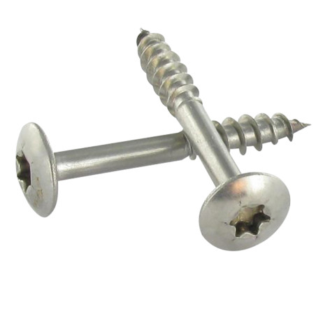 1 x Screw Truss 7X50 Thread Length: 38 T30 Stainless Steel A2