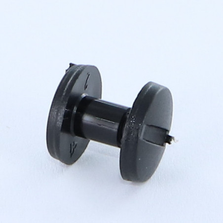 1 x Binding Screw M6X85 Diameter Tube 8 white nylon 2 pieces Male/Female