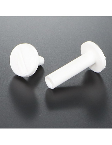 1 x Binding Screw M6X80 Diameter Tube 8 white...