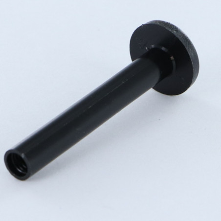 1 x Nut Bookbinder M4X35 Diameter Tube 5 black nylon 1PC