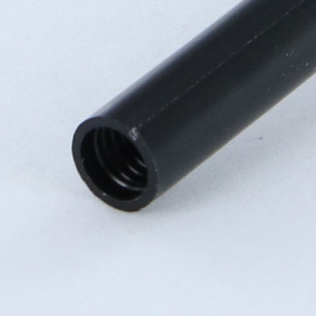 1 x Nut Bookbinder M4X35 Diameter Tube 5 black nylon 1PC