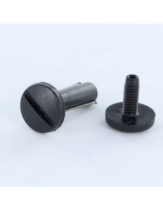 Binding Screw M6X60 Diameter Tube 8 black nylon 2 pieces... 2