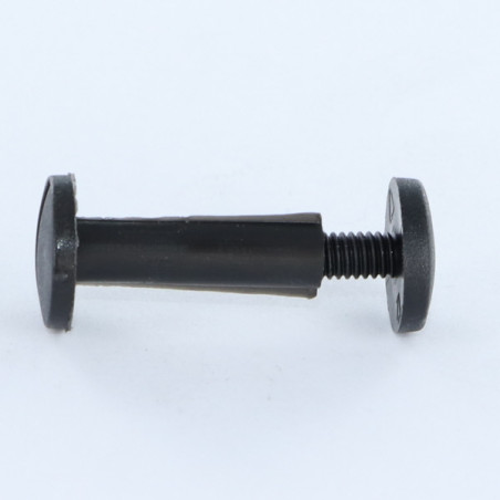 1 x Binding Screw M4X45 Diameter Tube 5 black nylon 2 pieces Male/Female