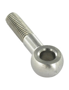 Machine Screw to Eye M6X70 Thread Length: 18 Zinc Plated