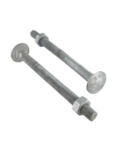 Bolt With Nut Carriage Bolt M16X90 Thread Length: 90...