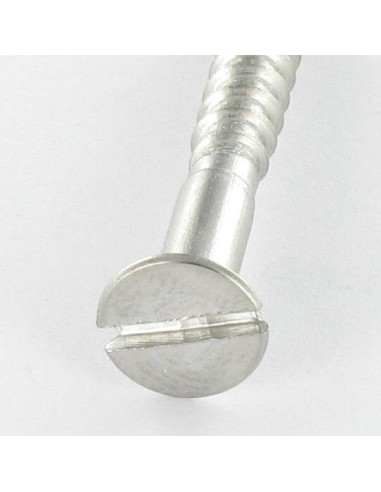 1 x Wood Screw Countersunk Head Slotted 3X16...