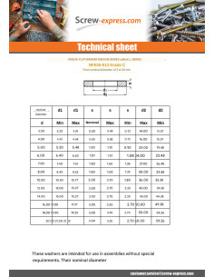Washer Flat M10X36X2 LL Steel Gomet 500A 2