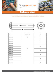 Machine Screw Hex Socket Pan Head Cap Flange M5X6 Class... 2