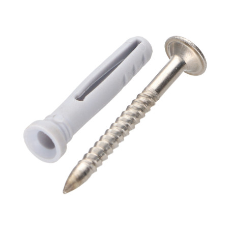 1 x Plug Drive-In Plug Pan Head 5X30 Screw Stainless Steel 3X35