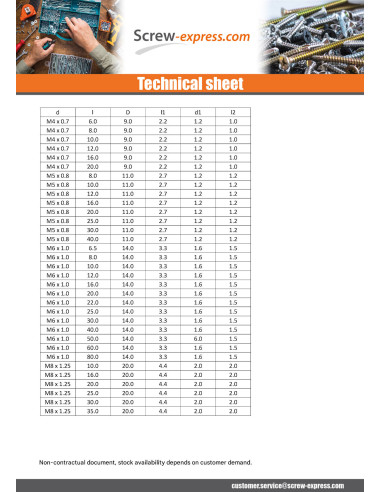 1 x Screw Mushroom natural nylon Polyamide 6.6...