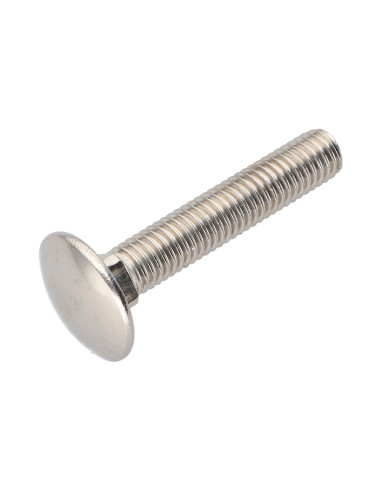 1 x Carriage Bolt Stainless Steel A4 M5X30 Full...