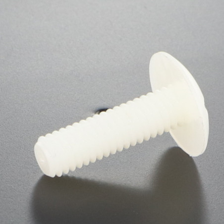 1 x Screw Mushroom natural nylon Polyamide 6.6 M4X20