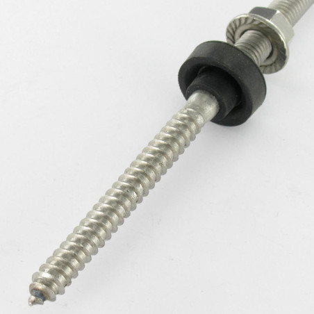 1 x Solar Panel Fastener SW7 10X200 Stainless Steel A2