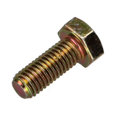 1 x Machine Screw Hexagonal Head M8X12 Class 8.8 Yellow Zinc