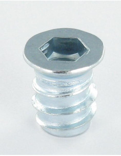 Nut Hexagon Socket 6 M6 12X13 Zinc Plated 2