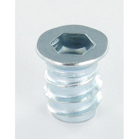 1 x Nut Hexagon Socket 6 M6 12X13 Zinc Plated