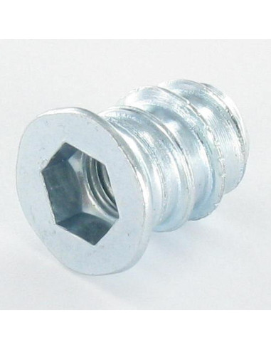 1 x Nut Hexagon Socket 6 M6 12X13 Zinc Plated
