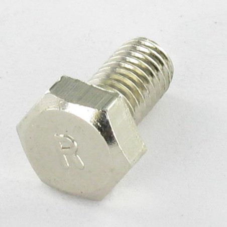 1 x Machine Screw Chrome Plated Brass Hexagonal Head M6X12